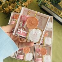 Pembe Atlı Karınca Küçük Kız Etiketli Mum Çikolata Doğum Günü Hediyesi