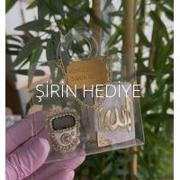 Pleksi Çanta İçinde Zikirmatik ve Kuran'ı Kerim Hediye Seti