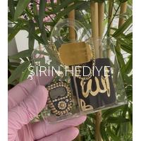 Pleksi Çanta İçinde Zikirmatik ve Kuran'ı Kerim Hediye Seti