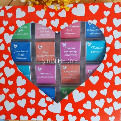Sevgiliye Özel Seni Sevmemin Nedeni 32 Adet Çikolata Hediyelikleri