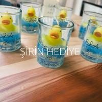 Shot Bardak İçinde Ördek Mum 