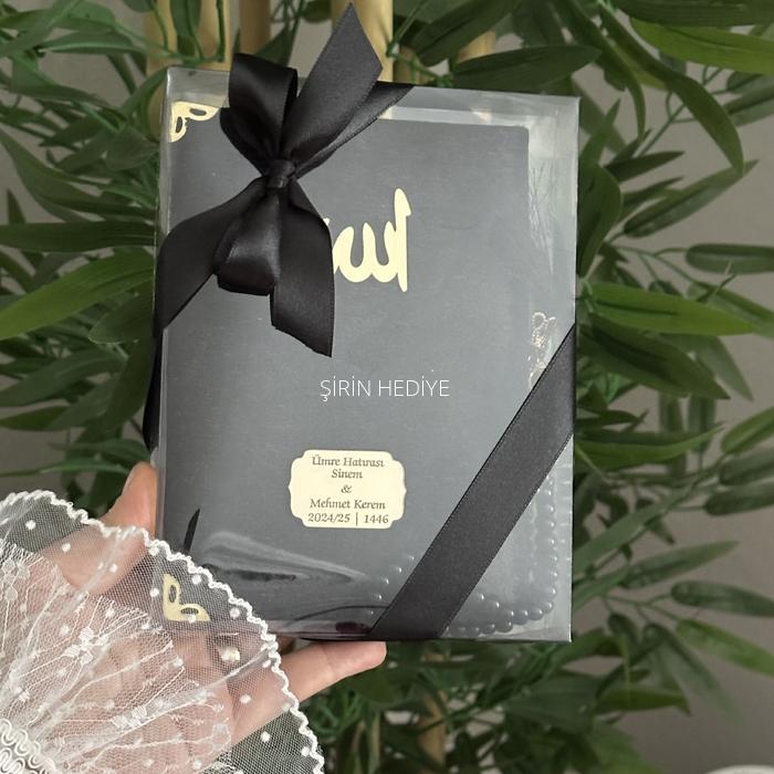 Siyah Kutulu  Yasin ve Tesbih Seti