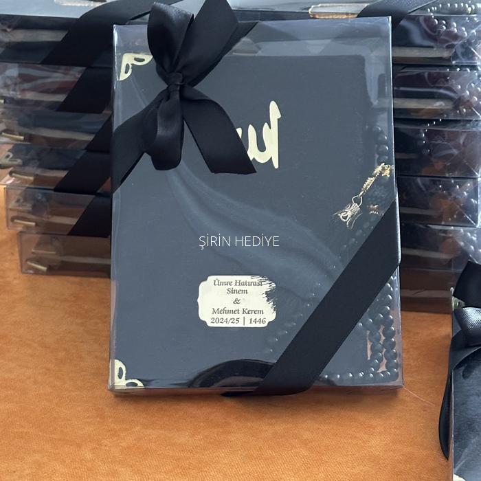 Siyah Kutulu  Yasin ve Tesbih Seti