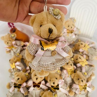 Teddy Bear Ayıcık Kız Bebek Anahtarlık Doğum Günü Hediyelik