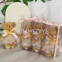Teddy Bear Ayıcık Kız Bebek Anahtarlık Doğum Günü Hediyelik