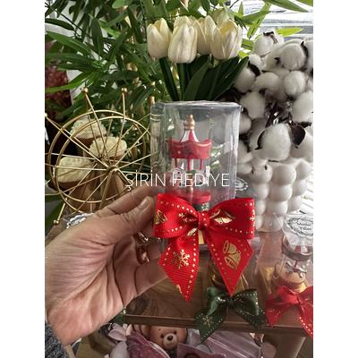 Yılbaşı Özel Ahşap Magnet Atlı Karınca Kutusu