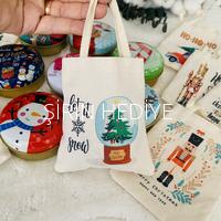Yılbaşı Temalı Çanta ve Figürlü Teneke Mum Set Hediyesi