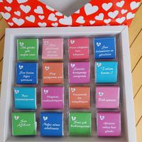 Sevgiliye Özel Seni Sevmemin Nedeni 32 Adet Çikolata Hediyelikleri